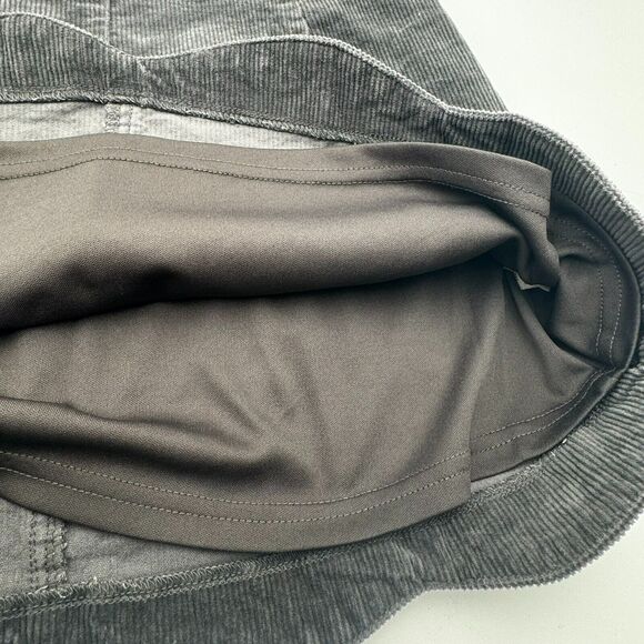 ALTAR'D STATE | Women's Small Gray‎ Corduroy Mini Skirt Scalloped Tulip Hem - Picture 10 of 10